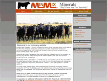 Tablet Screenshot of minmixminerals.com